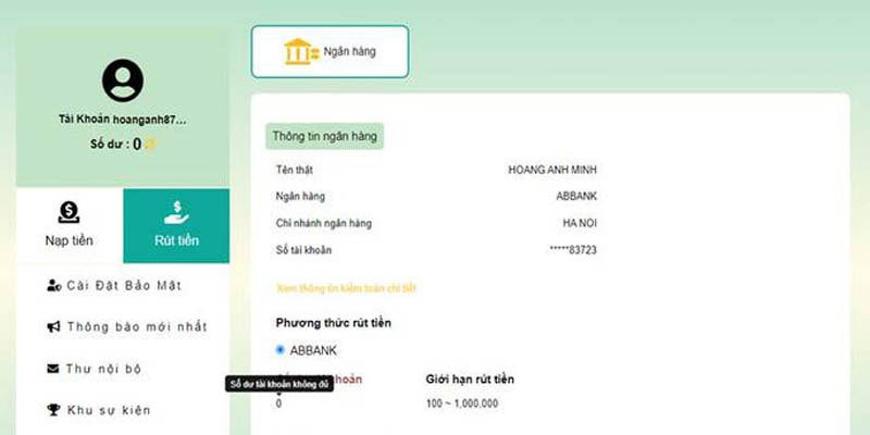 Rút tiền 79King và các điều kiện cần biết trước khi thao tác